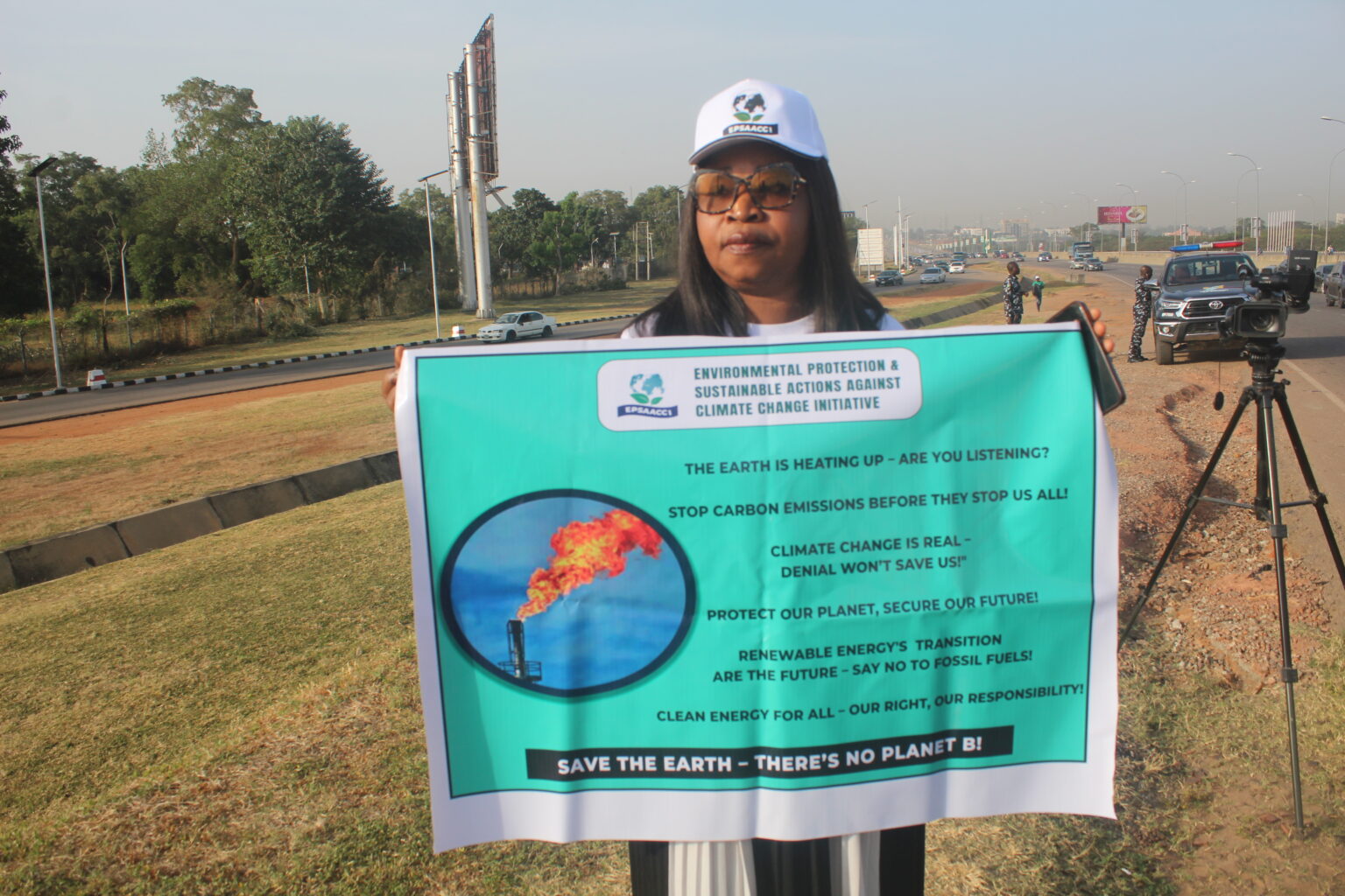Climate Change Sensitisation and Advocacy in FCT Abuja, November 2024.