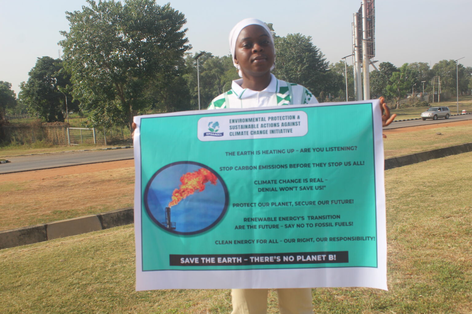 Climate Change Sensitisation and Advocacy in FCT Abuja, November 2024.