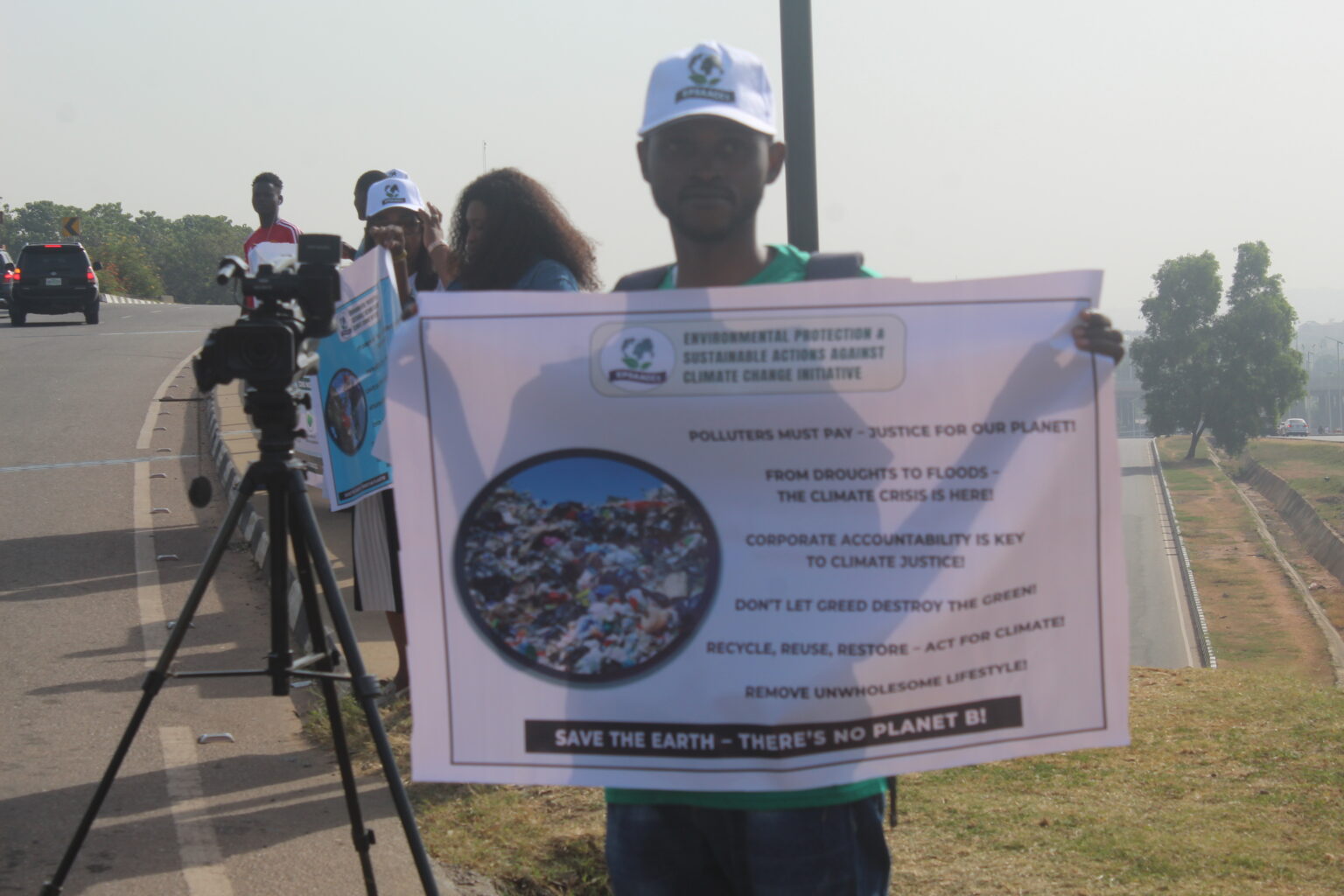 Climate Change Sensitisation and Advocacy in FCT Abuja, November 2024.