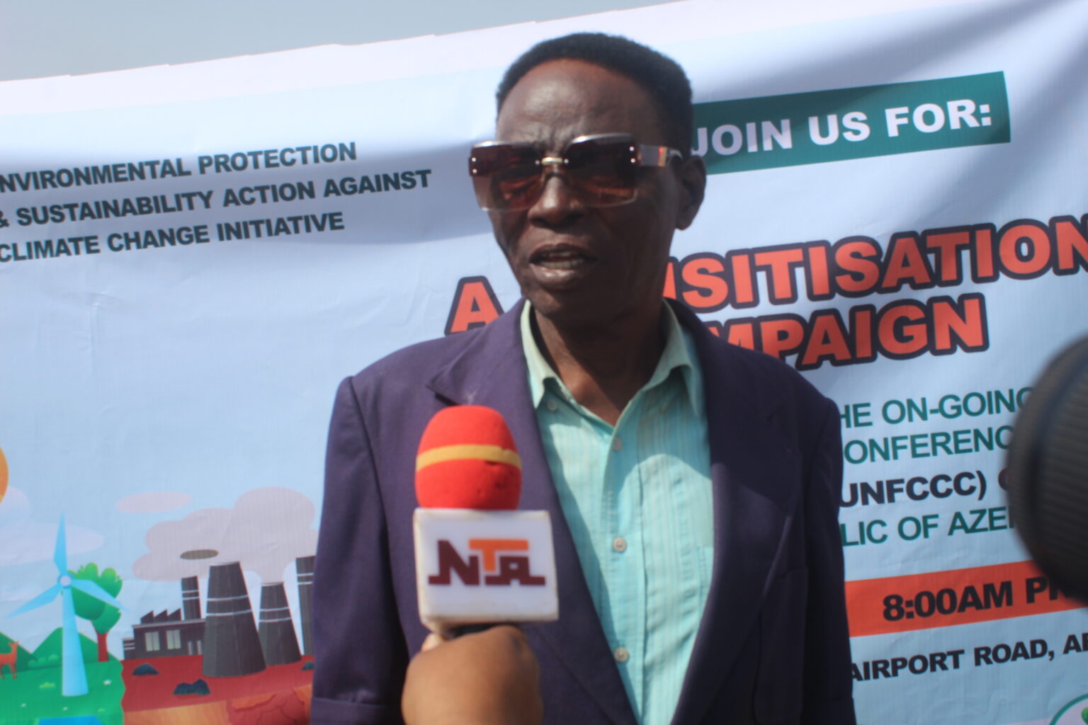 Climate Change Sensitisation and Advocacy in FCT Abuja, November 2024.