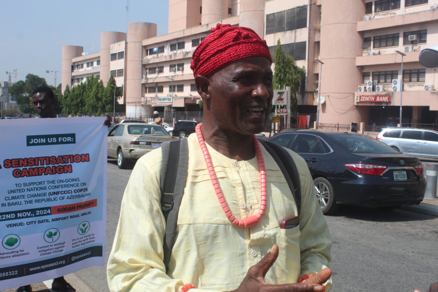 Climate Change Sensitisation and Advocacy in FCT Abuja, November 2024.