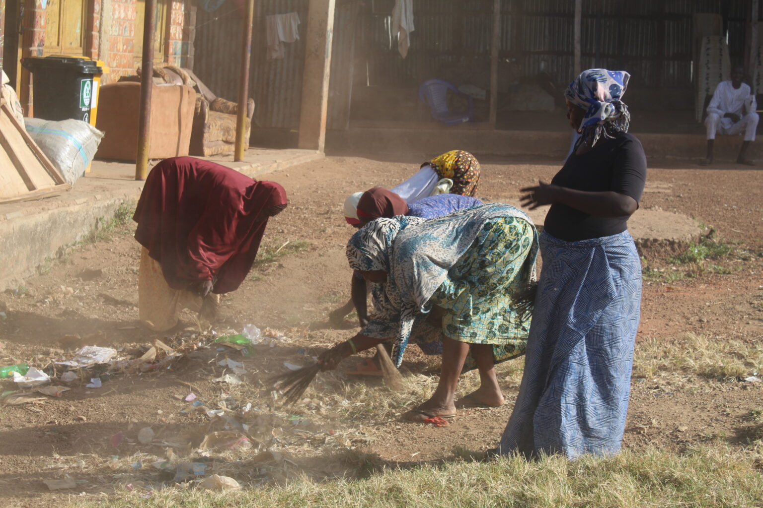 Durumi IDP Camp Environmental Sanitation and Sensitisation Program in Abuja, November 2024.