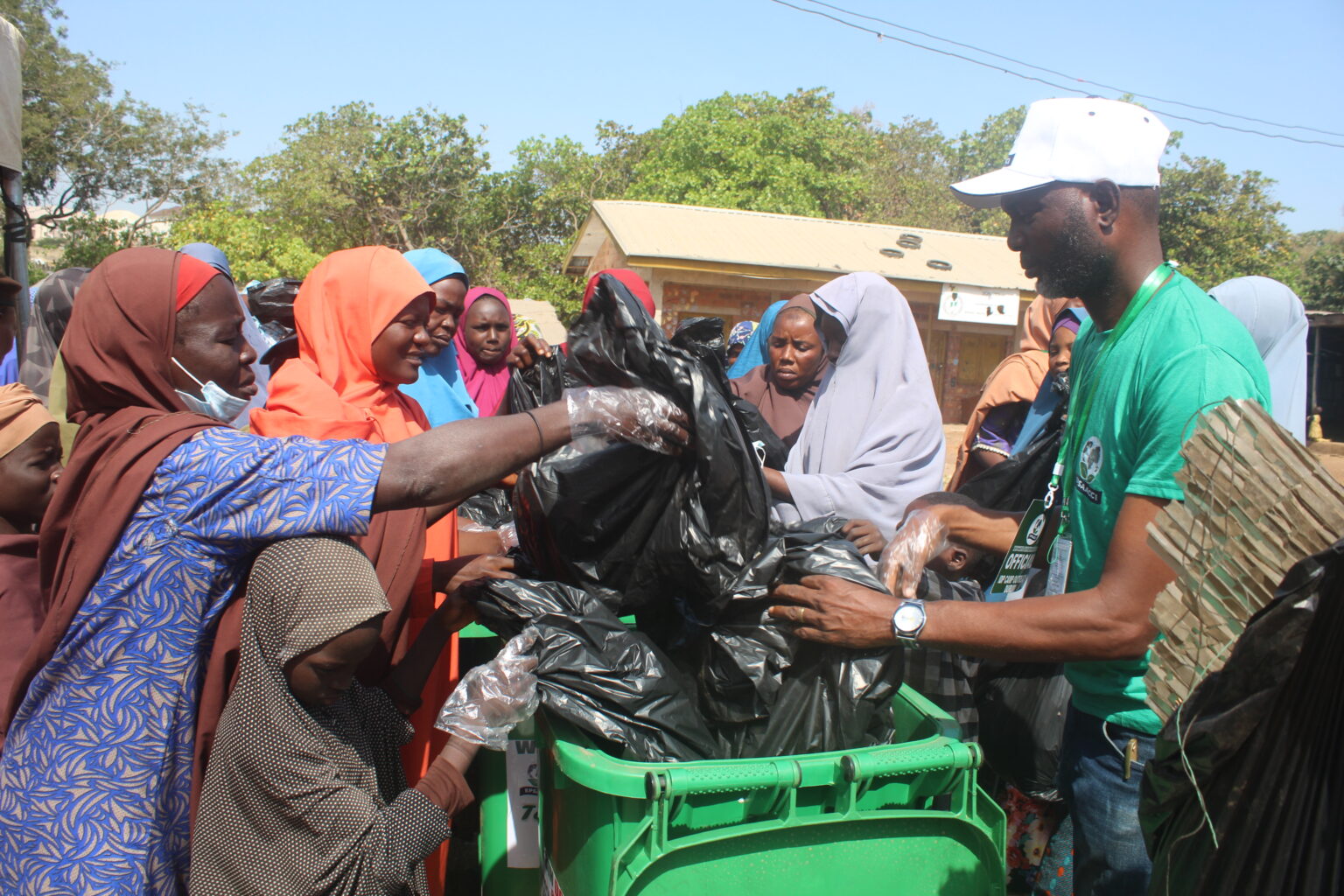 Durumi IDP Camp Environmental Sanitation and Sensitisation Program in Abuja, November 2024.