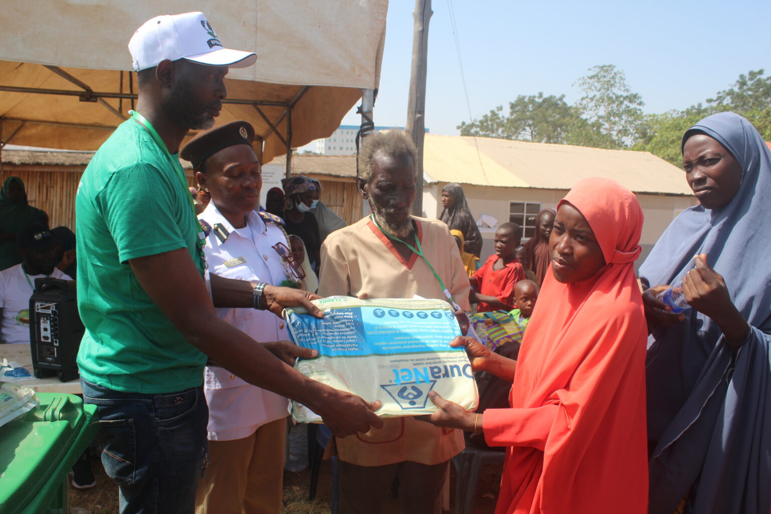 Durumi IDP Camp Environmental Sanitation and Sensitisation Program in Abuja, November 2024.
