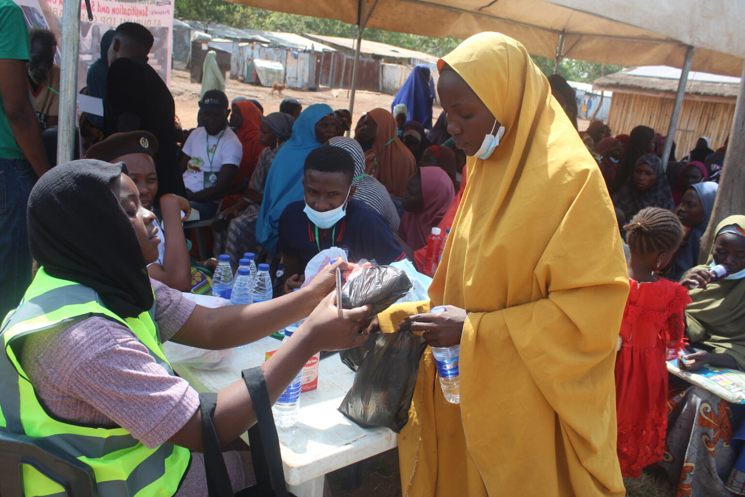 Durumi IDP Camp Environmental Sanitation and Sensitisation Program in Abuja, November 2024.