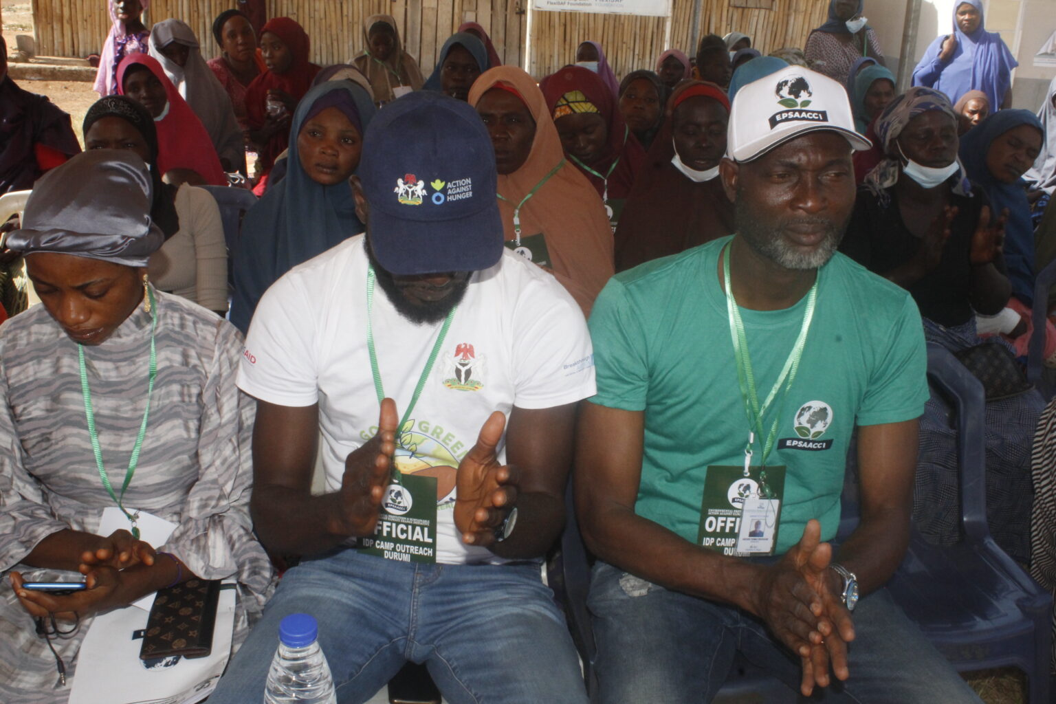 Durumi IDP Camp Environmental Sanitation and Sensitisation Program in Abuja, November 2024.
