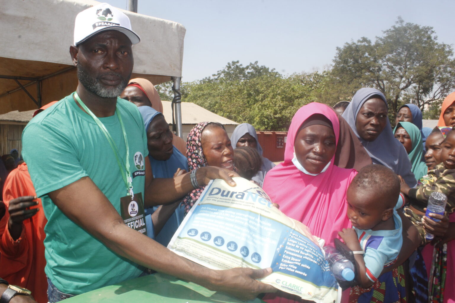 Durumi IDP Camp Environmental Sanitation and Sensitisation Program in Abuja, November 2024.