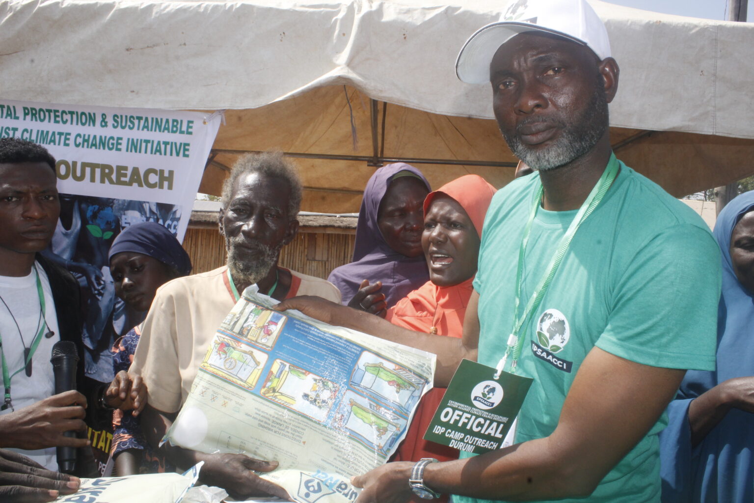Durumi IDP Camp Environmental Sanitation and Sensitisation Program in Abuja, November 2024.