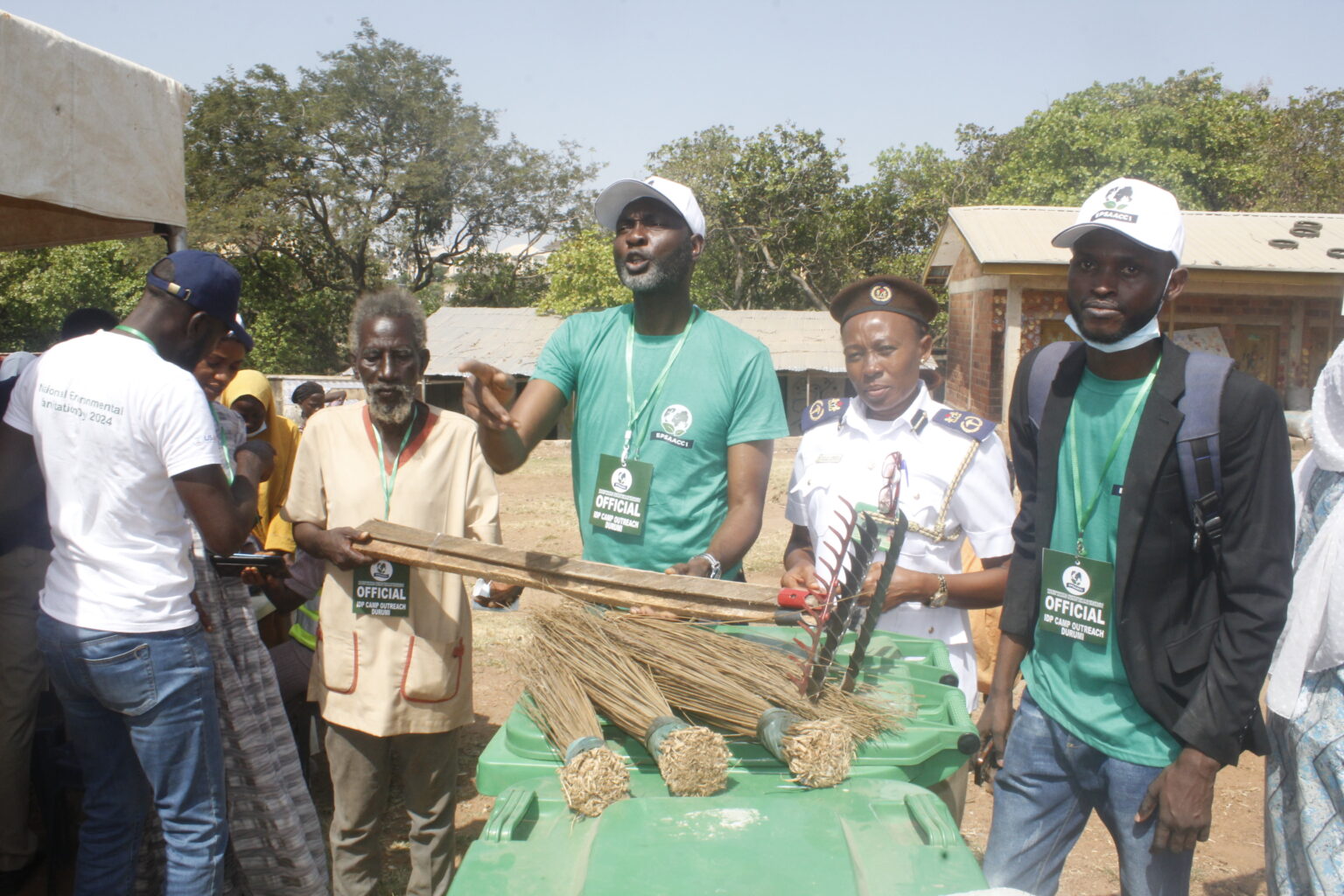 Durumi IDP Camp Environmental Sanitation and Sensitisation Program in Abuja, November 2024.